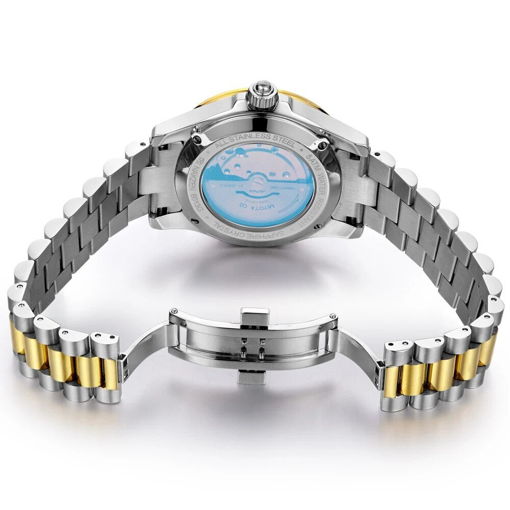 Nakzen Automatic Diamond Bracelet Watch | Aurelis Time