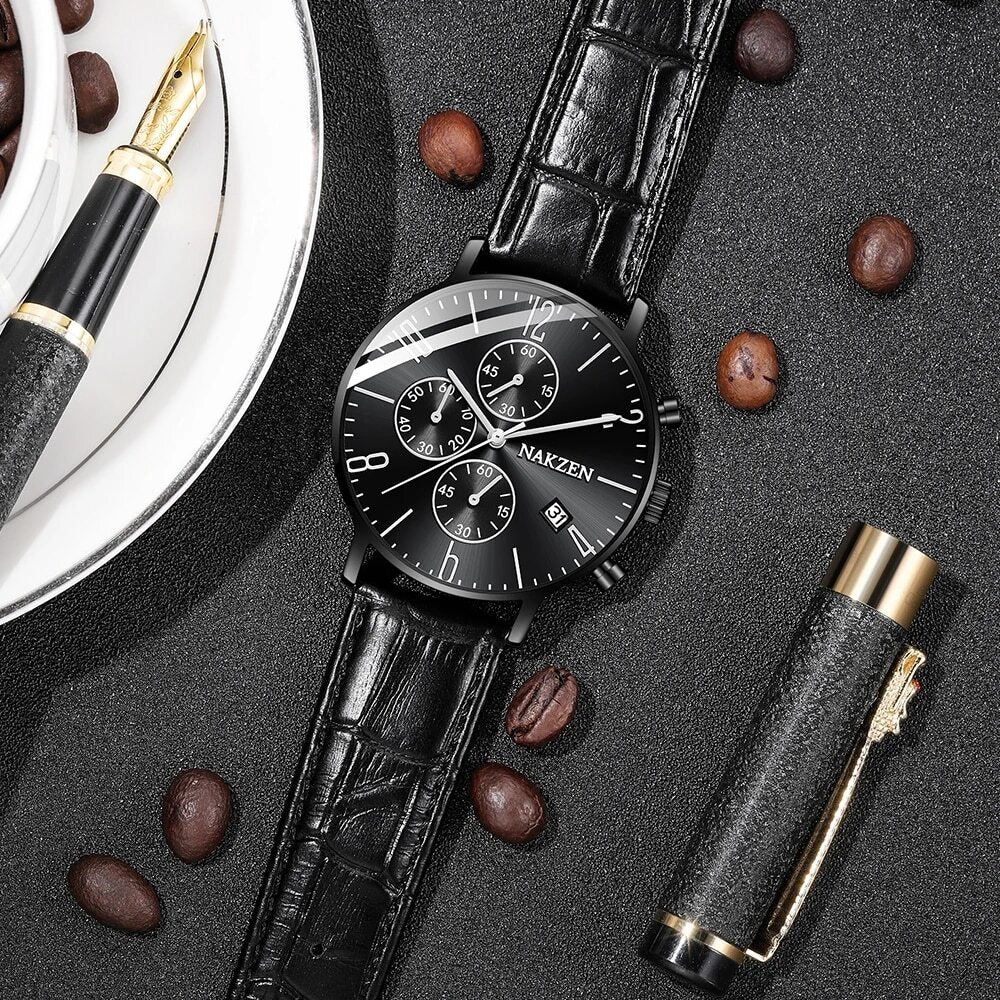 Nakzen Full Steel Chronograph Sports Watch | Aurelis Time