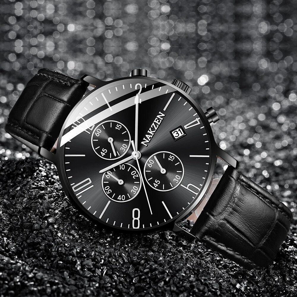 Nakzen Full Steel Chronograph Sports Watch | Aurelis Time