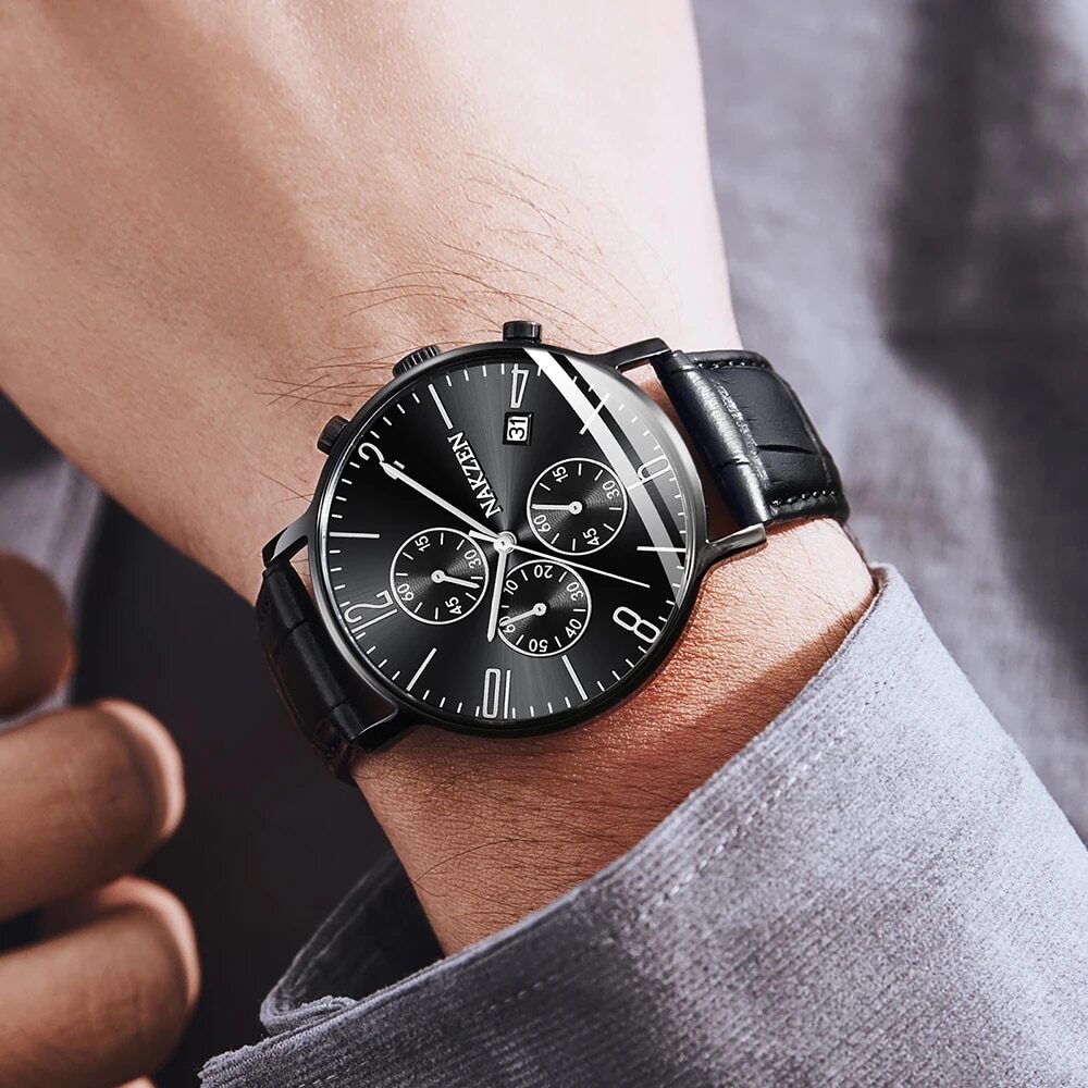Nakzen Full Steel Chronograph Sports Watch | Aurelis Time