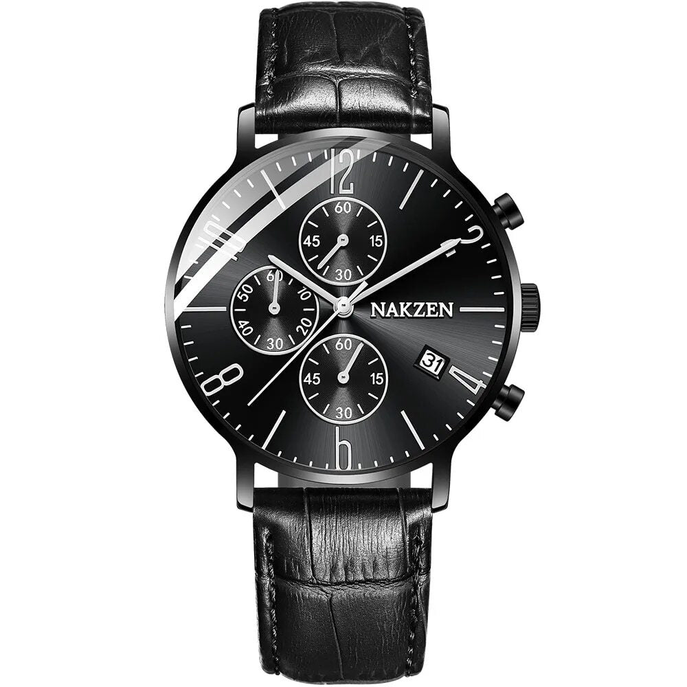 Nakzen Full Steel Chronograph Sports Watch | Aurelis Time
