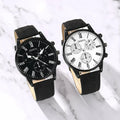 Roman Numeral Couple Quartz Watch Set | Aurelis Time